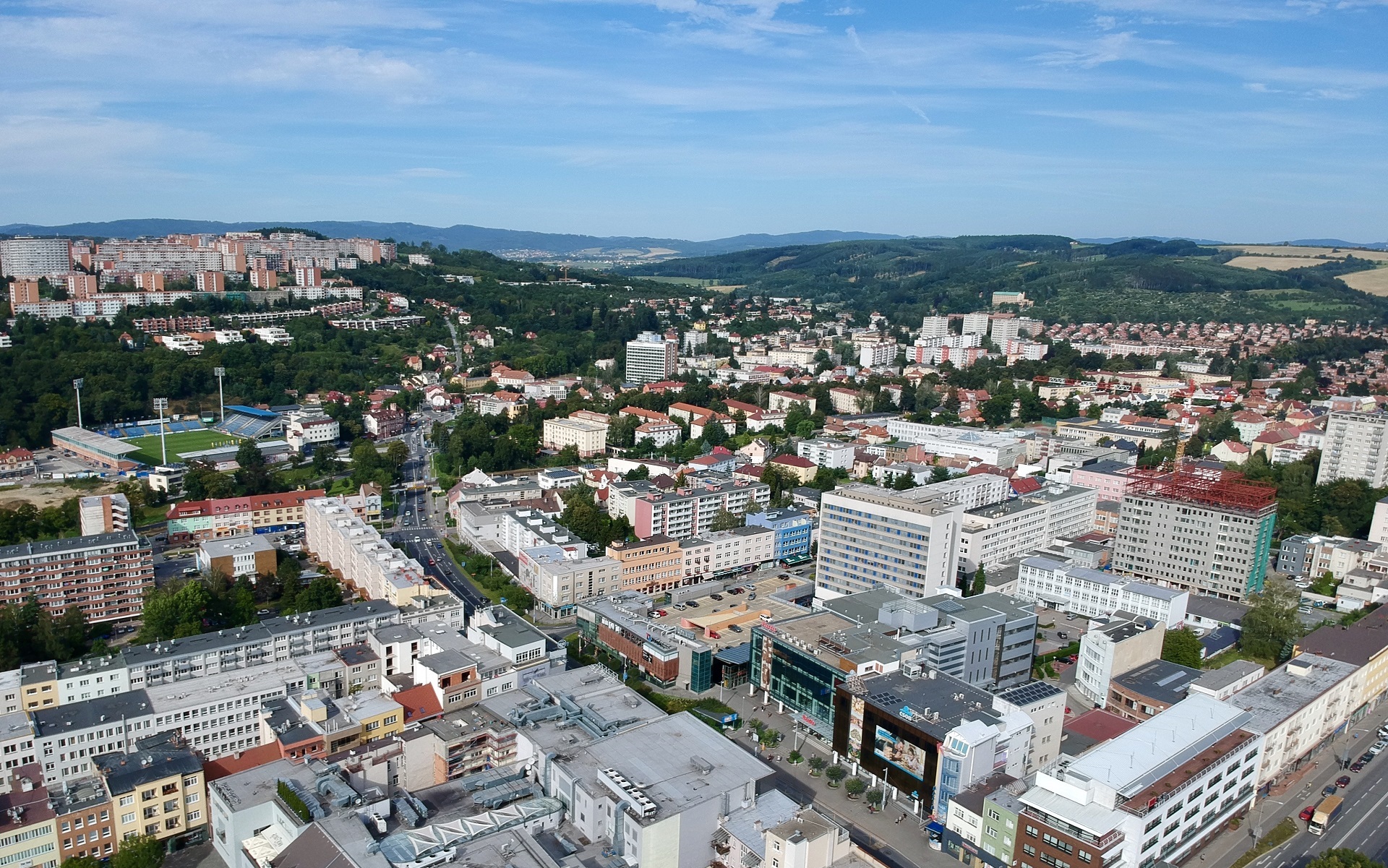 Zlín - letecký pohled 3